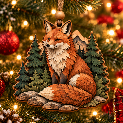 🌲🦉Rustic Woodland Christmas Ornaments