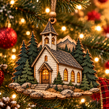 🌲🦉Rustic Woodland Christmas Ornaments