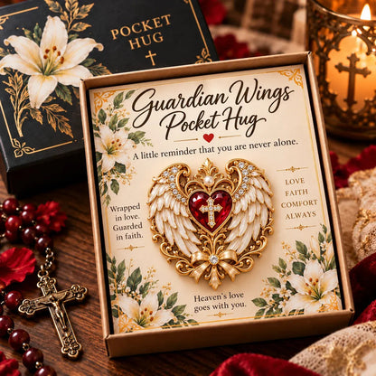 ✝️ Christian Pocket Hug – Jesus Faith Keepsake 🤍✨