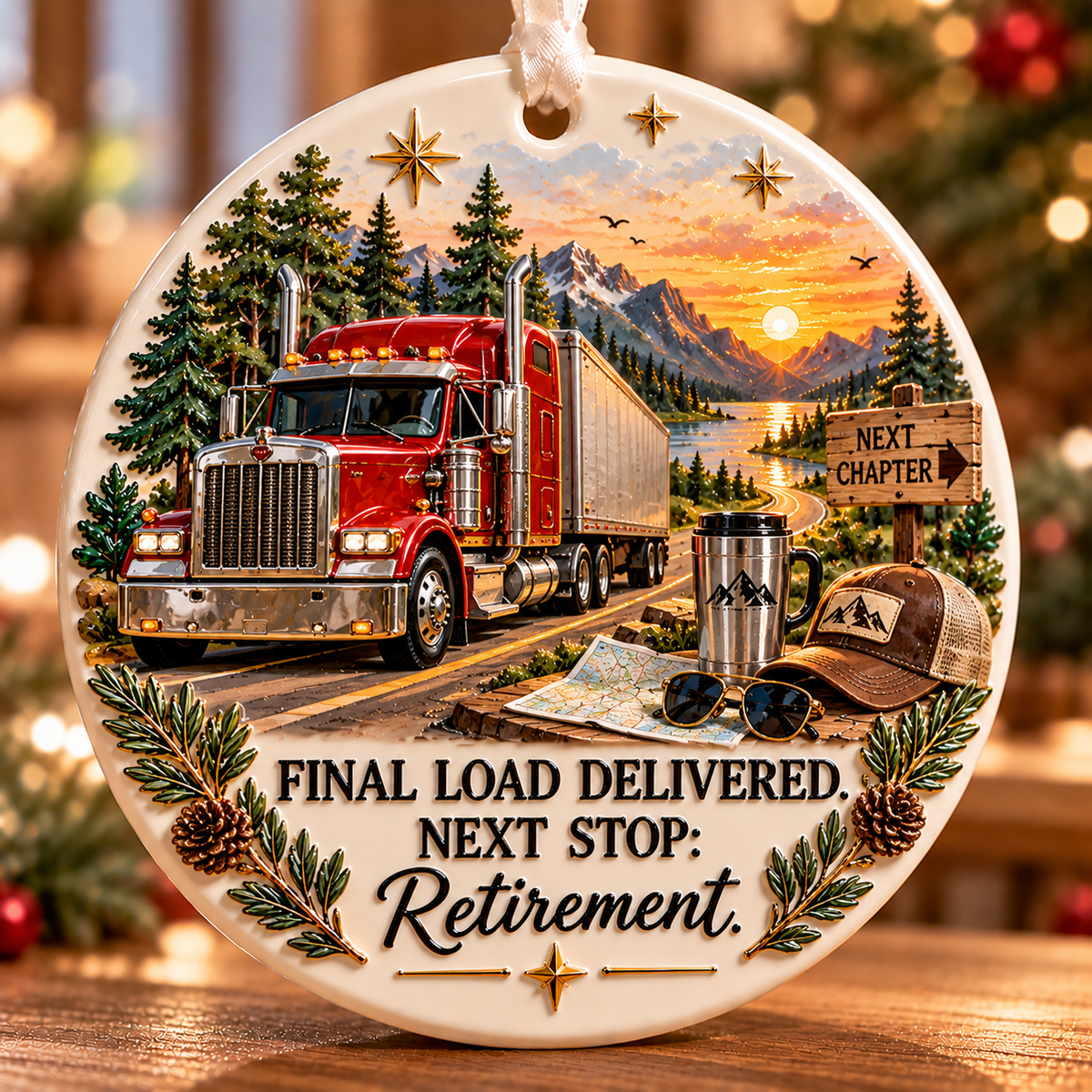 🎖️ Retirement Profession Ceramic Keepsake Ornament