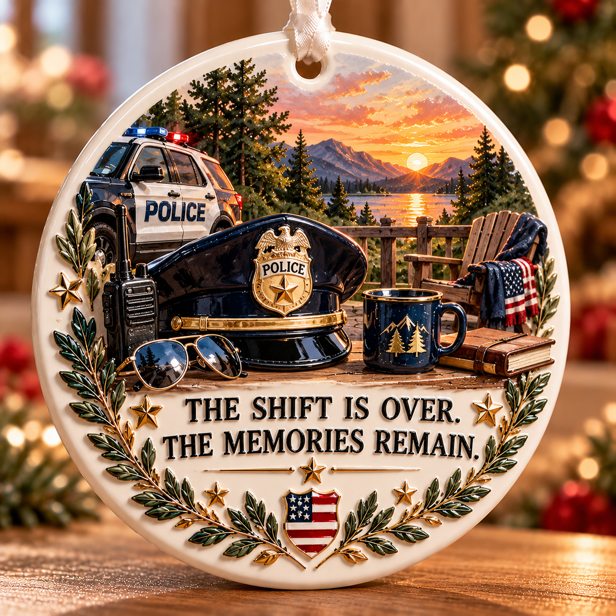 🎖️ Retirement Profession Ceramic Keepsake Ornament