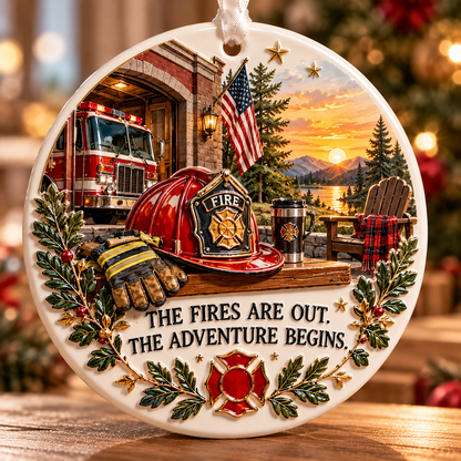 🎖️ Retirement Profession Ceramic Keepsake Ornament