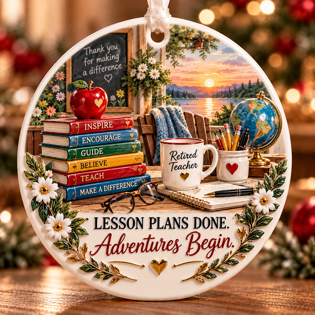 🎖️ Retirement Profession Ceramic Keepsake Ornament