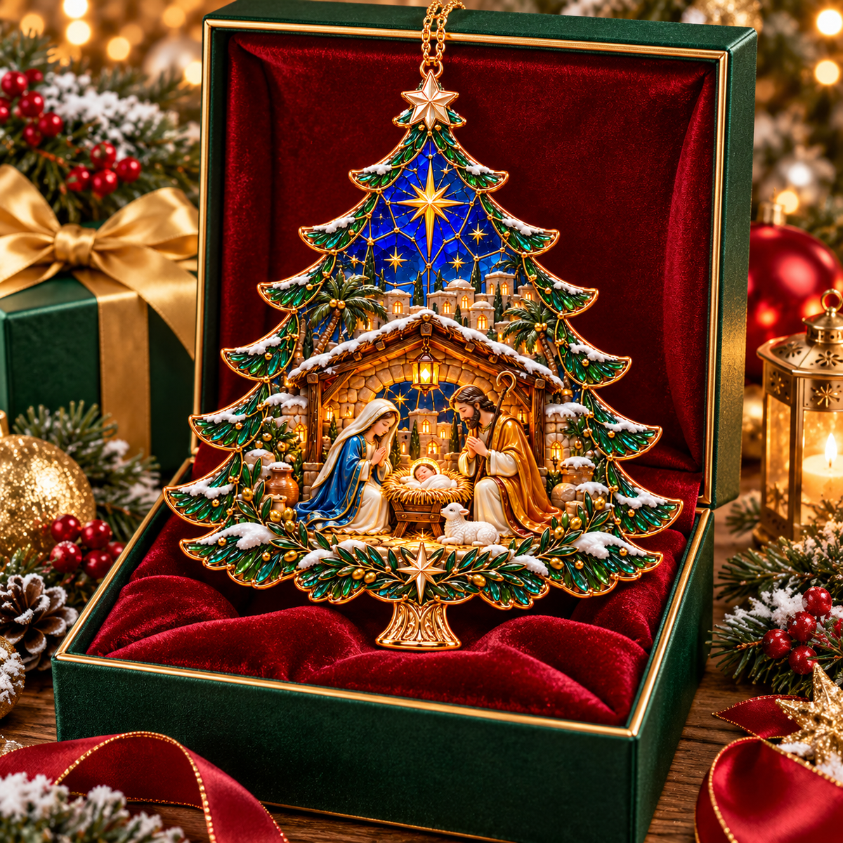 🙏🎄Nativity Christmas Tree Ornament