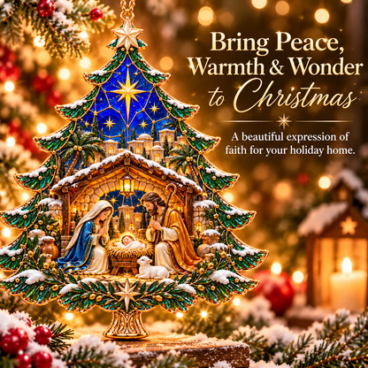🙏🎄Nativity Christmas Tree Ornament