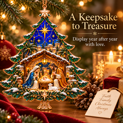 🙏🎄Nativity Christmas Tree Ornament