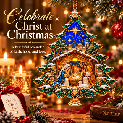 🙏🎄Nativity Christmas Tree Ornament