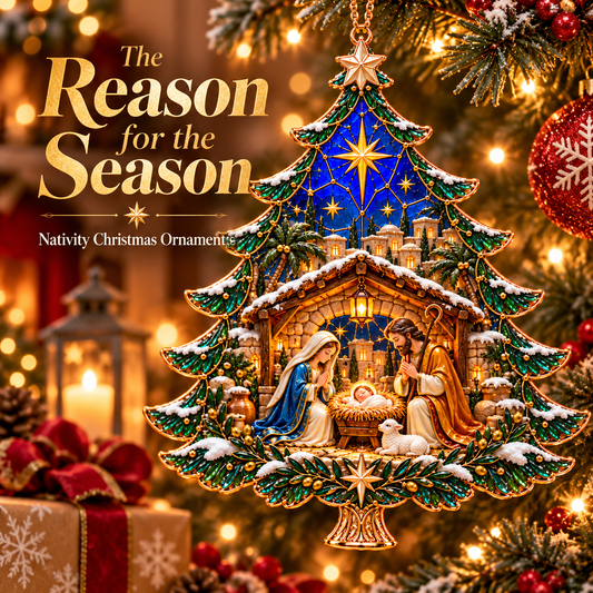 🙏🎄Nativity Christmas Tree Ornament
