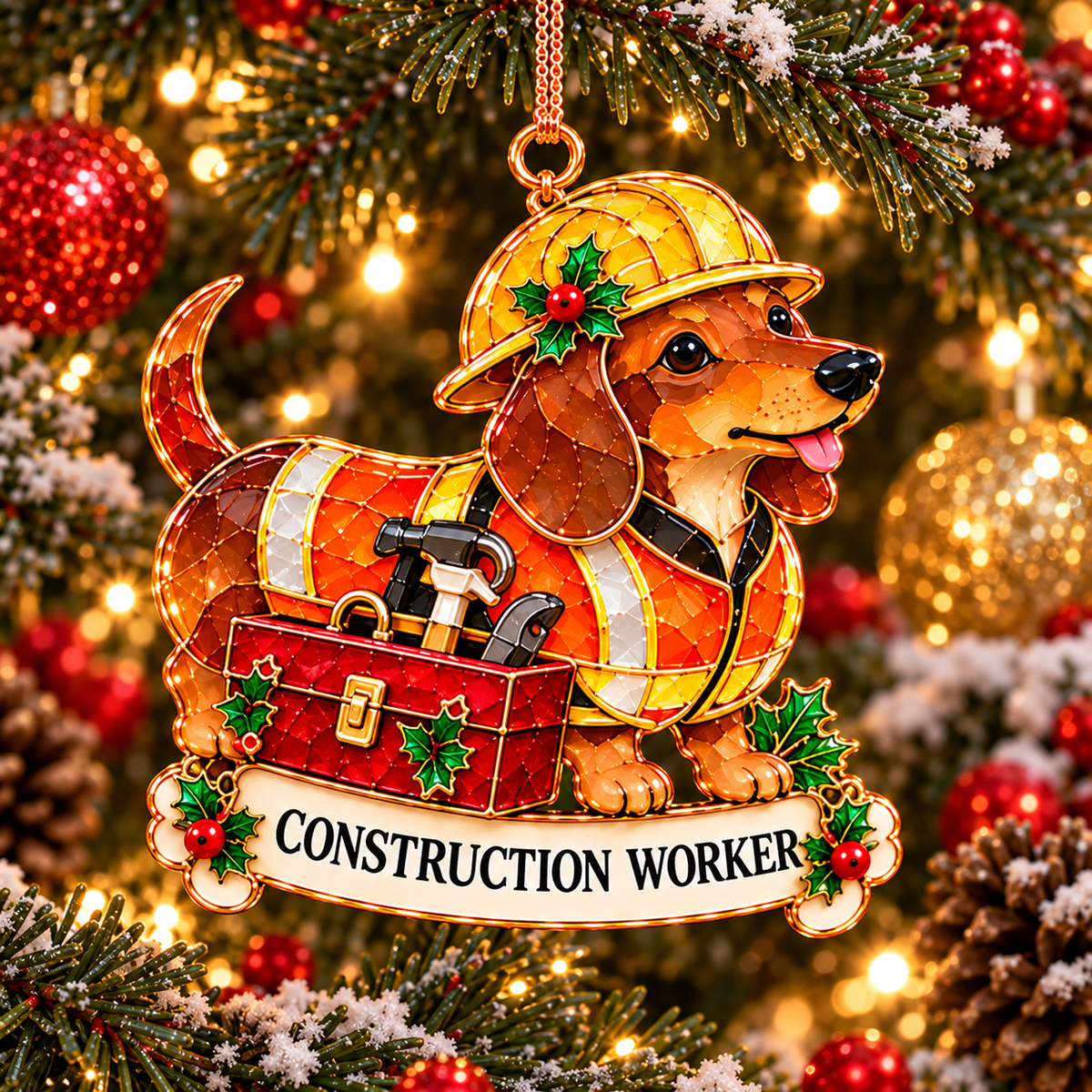 🎄🐶Christmas Career Dachshund Ornaments – A Festive Tribute to Everyday Heroes