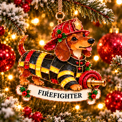 🎄🐶Christmas Career Dachshund Ornaments – A Festive Tribute to Everyday Heroes