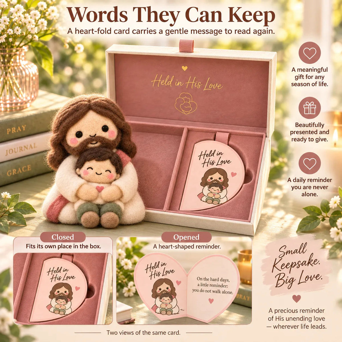 🎁 Faith-Inspired Felt Keepsake Gift Set