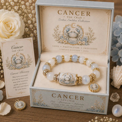 💫 12 Zodiac Bracelet – Natural Chalcedony, Your Sign, Your Energy 🌙✨