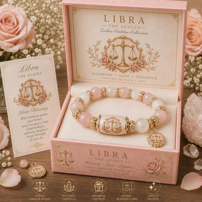 💫 12 Zodiac Bracelet – Natural Chalcedony, Your Sign, Your Energy 🌙✨