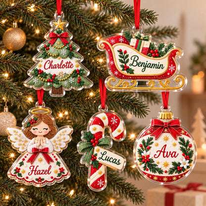 ✨❤️ Personalized Name Christmas Ornament