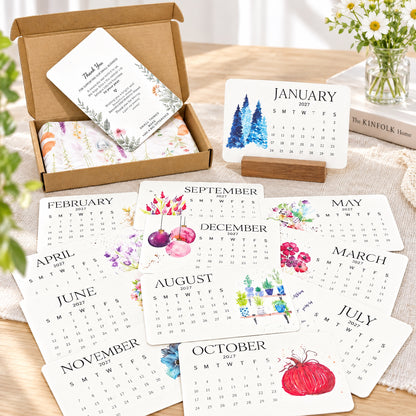 🌱 2027 Seed Paper Calendar – Grow a Garden Month by Month, A Gift of Hope & Sustainability