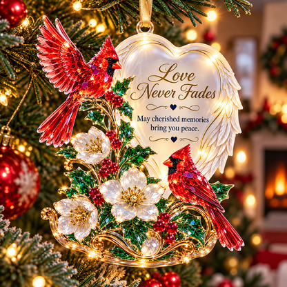 ✨❤️ Heart Winged Inspirational Animal Christmas Ornament