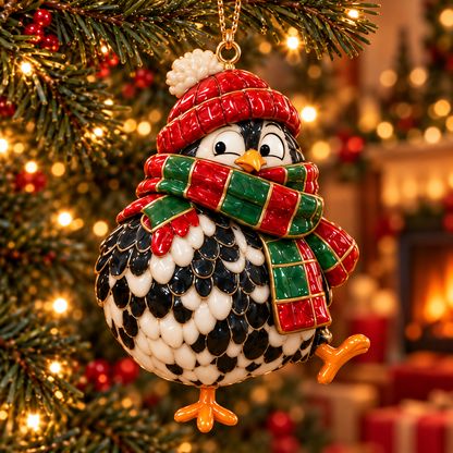 🐔🎄Funny Christmas Chicken Ornaments – Adorable Holiday Farmhouse Decorations