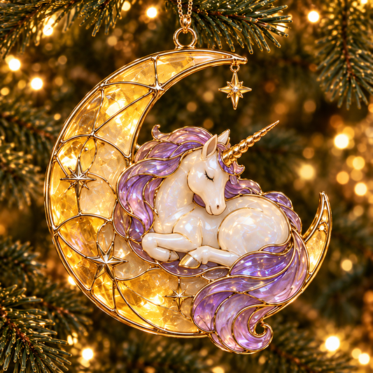 🦄✨Magical Unicorn Christmas Ornaments – A Whimsical Touch of Fantasy for Your Tree