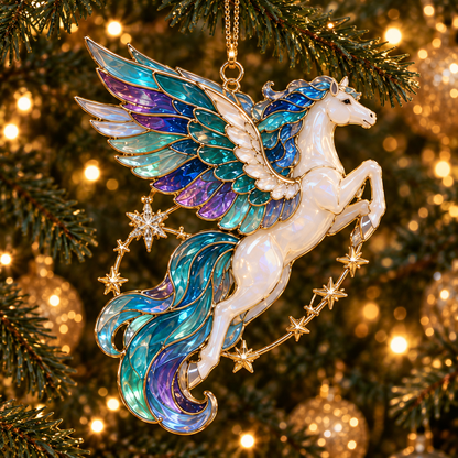 🦄✨Magical Unicorn Christmas Ornaments – A Whimsical Touch of Fantasy for Your Tree