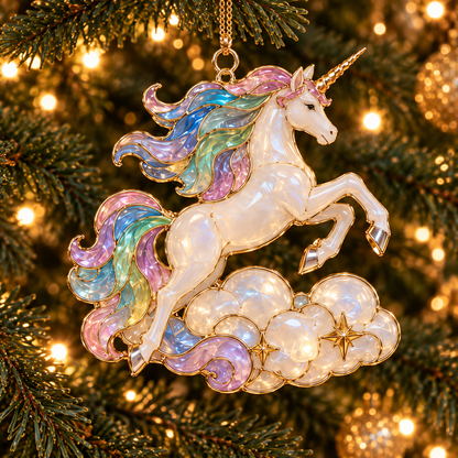 🦄✨Magical Unicorn Christmas Ornaments – A Whimsical Touch of Fantasy for Your Tree