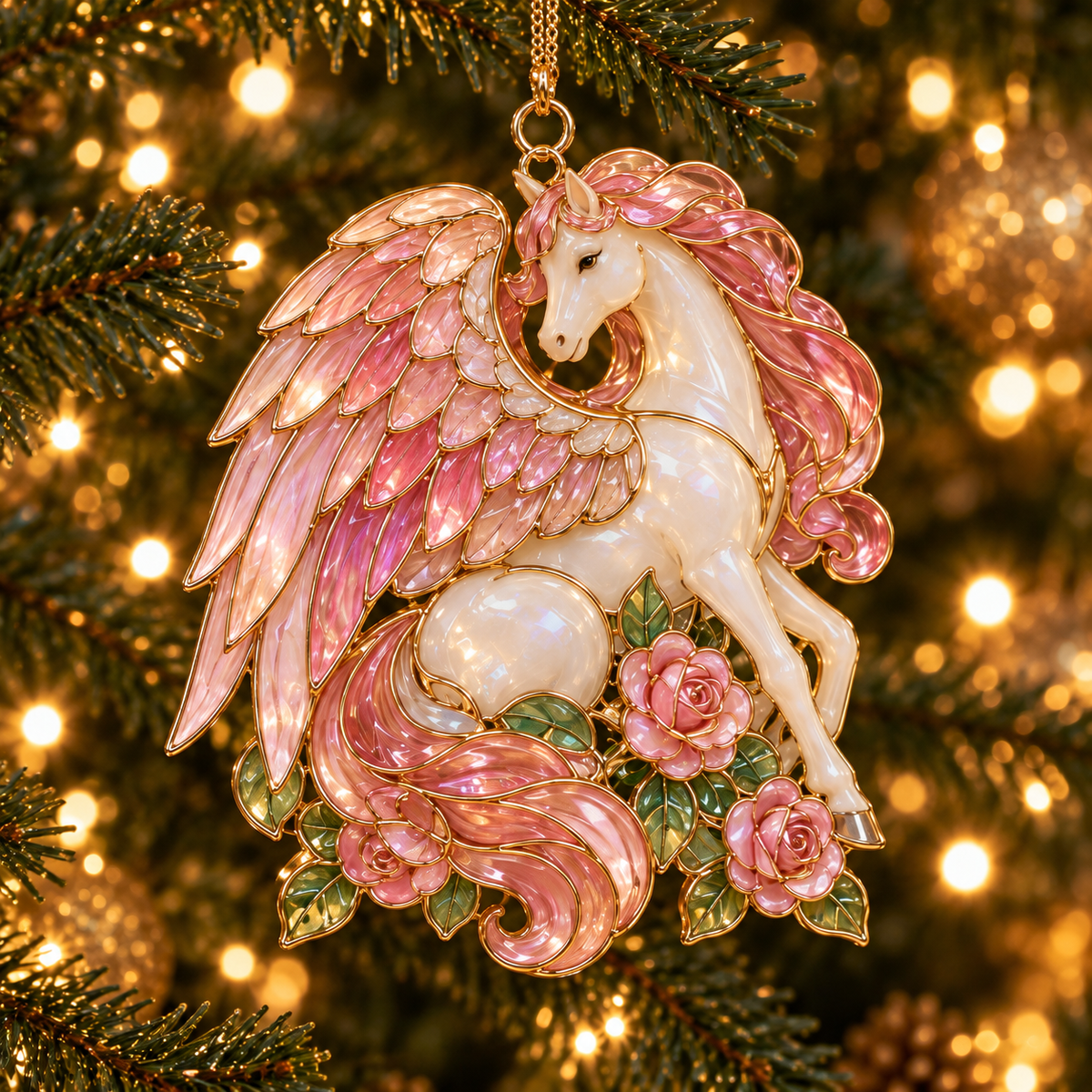 🦄✨Magical Unicorn Christmas Ornaments – A Whimsical Touch of Fantasy for Your Tree