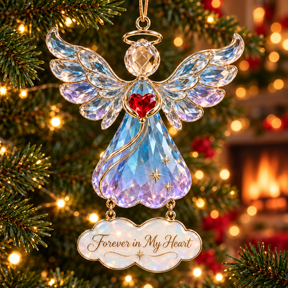 🕊️ Inspirational Memorial Angel Christmas Ornament