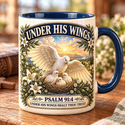 ✝️ Vintage Psalm Bible Verse Christian Coffee Mug