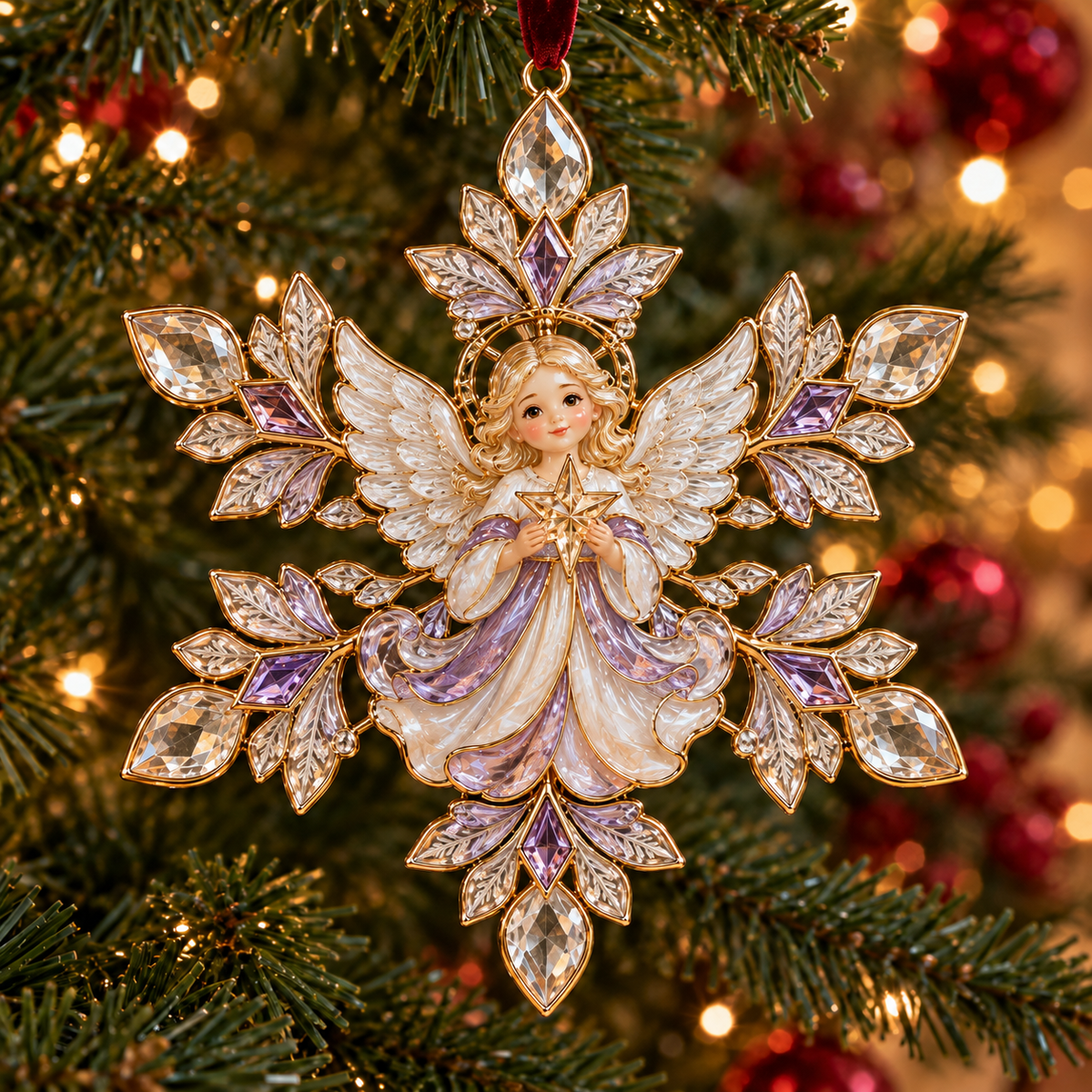 🎄✨Christmas Magic Snowflake Ornaments
