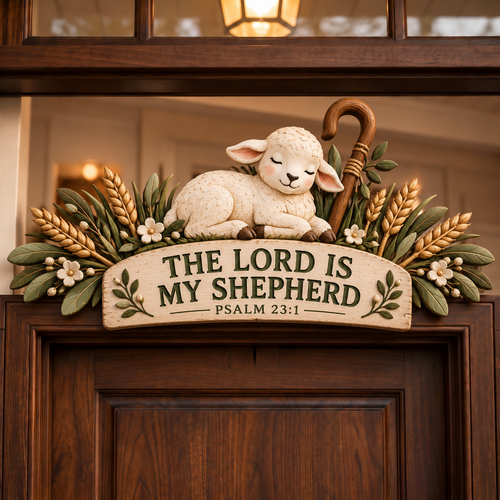 ✝️ Christian Faith &amp; Blessings Decorative Door Topper