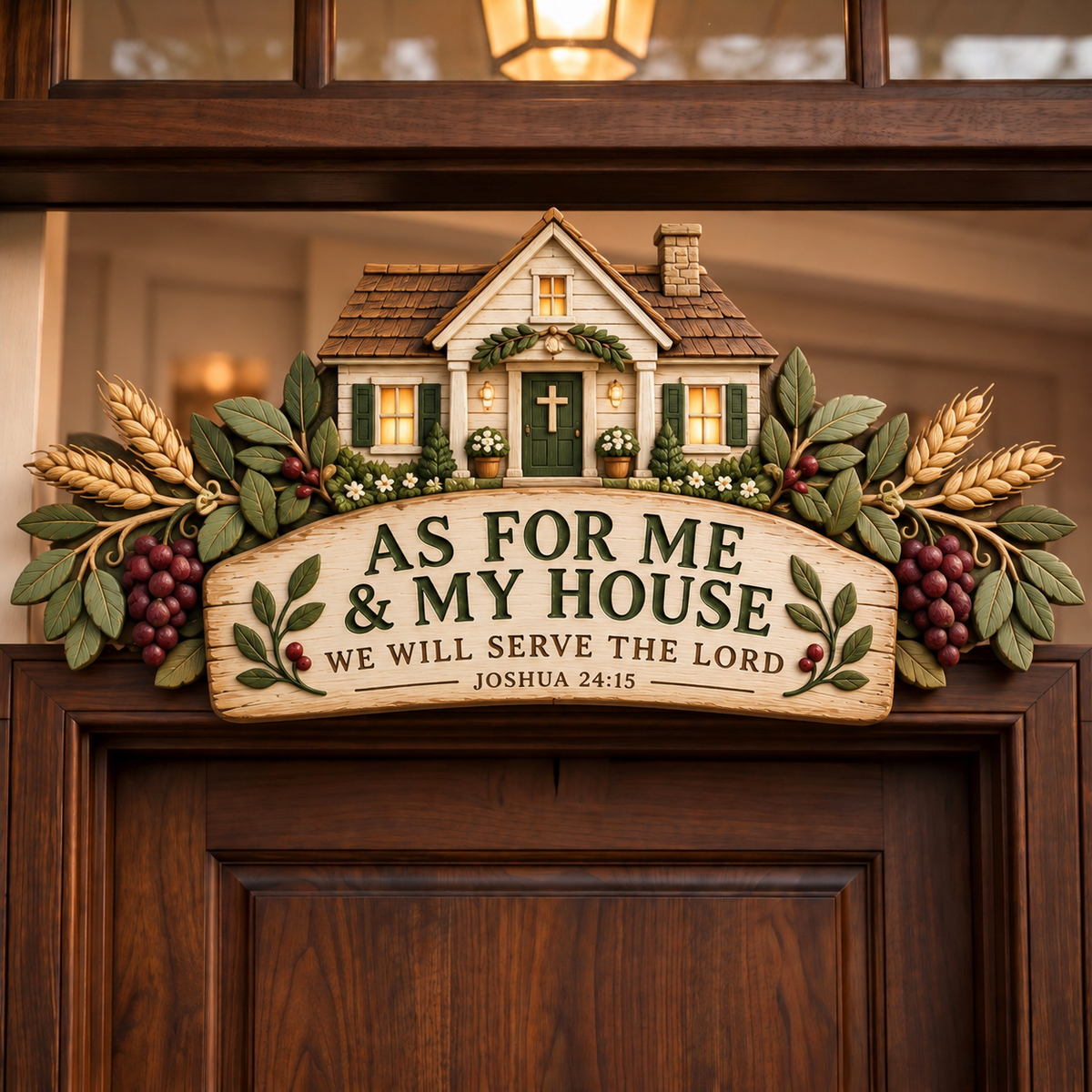✝️ Christian Faith &amp; Blessings Decorative Door Topper