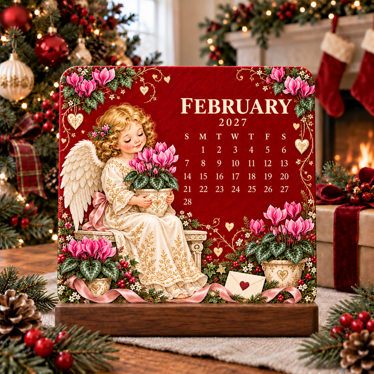 🌱 Eco-Friendly Plantable Vintage Christmas Seed Calendar 2027 – A Year of Little Joys 🎄✨❤️
