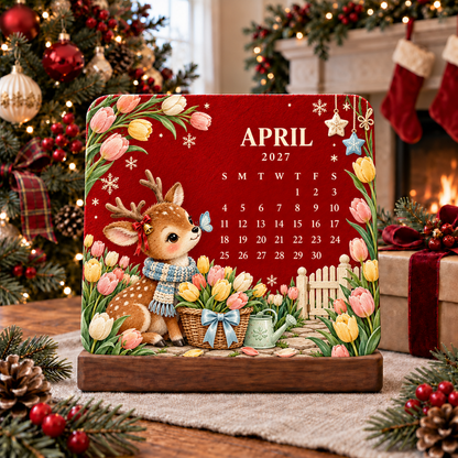 🌱 Eco-Friendly Plantable Vintage Christmas Seed Calendar 2027 – A Year of Little Joys 🎄✨❤️