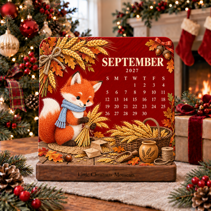🌱 Eco-Friendly Plantable Vintage Christmas Seed Calendar 2027 – A Year of Little Joys 🎄✨❤️