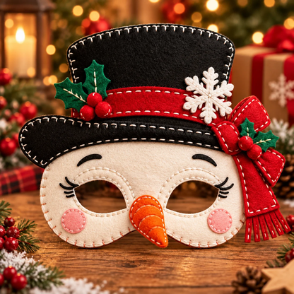 🎭🎄 Christmas Character Masks – Festive Dress-Up Masks for Holiday Fun