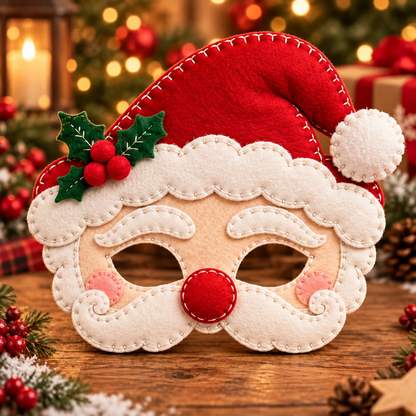 🎭🎄 Christmas Character Masks – Festive Dress-Up Masks for Holiday Fun