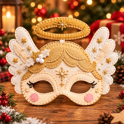 🎭🎄 Christmas Character Masks – Festive Dress-Up Masks for Holiday Fun