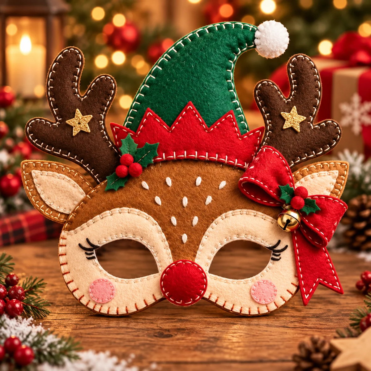 🎭🎄 Christmas Character Masks – Festive Dress-Up Masks for Holiday Fun