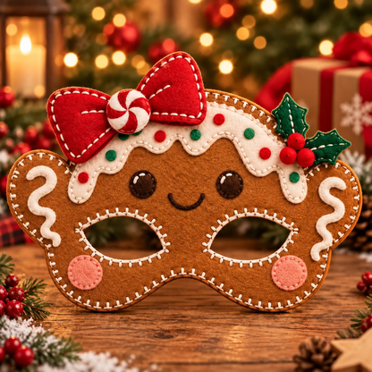 🎭🎄 Christmas Character Masks – Festive Dress-Up Masks for Holiday Fun