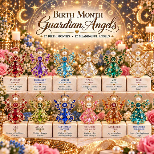 👼Christmas Zodiac Guardian Angel Keepsake