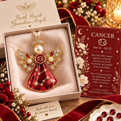 👼Christmas Zodiac Guardian Angel Keepsake