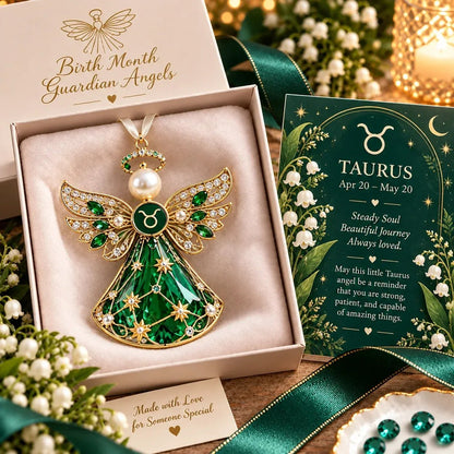 👼Christmas Zodiac Guardian Angel Keepsake