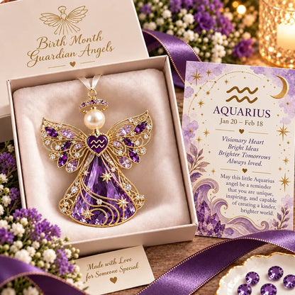 👼Christmas Zodiac Guardian Angel Keepsake
