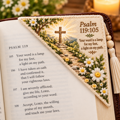 🌼✝️Bible Verse Corner Bookmark – A Beautiful Reminder of Faith & Hope