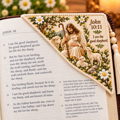 🌼✝️Bible Verse Corner Bookmark – A Beautiful Reminder of Faith & Hope