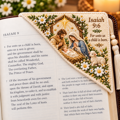 🌼✝️Bible Verse Corner Bookmark – A Beautiful Reminder of Faith & Hope