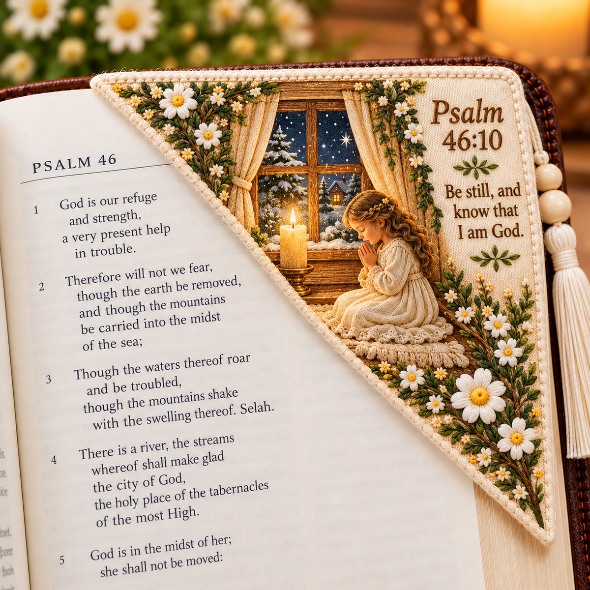 🌼✝️Bible Verse Corner Bookmark – A Beautiful Reminder of Faith & Hope