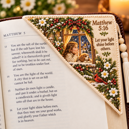🌼✝️Bible Verse Corner Bookmark – A Beautiful Reminder of Faith & Hope
