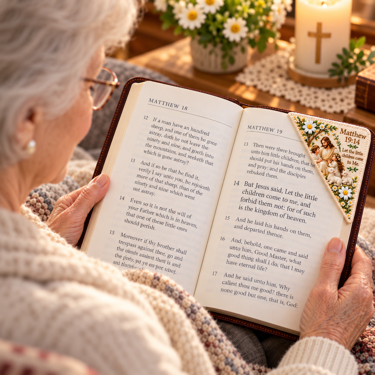 🌼✝️Bible Verse Corner Bookmark – A Beautiful Reminder of Faith & Hope