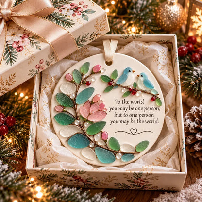 🐦 Love Birds Friendship Ornament