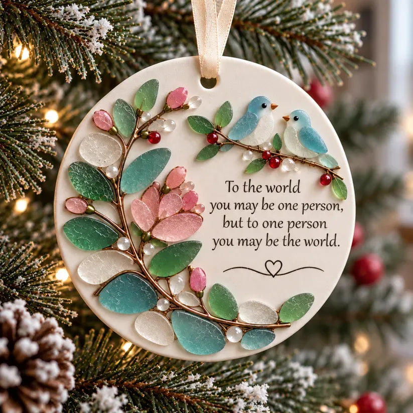 🐦 Love Birds Friendship Ornament